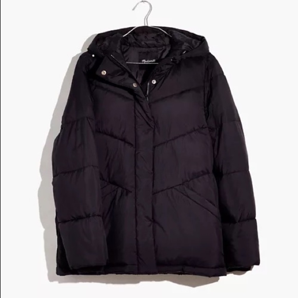 Madewell primaloft quilted puffer jacket